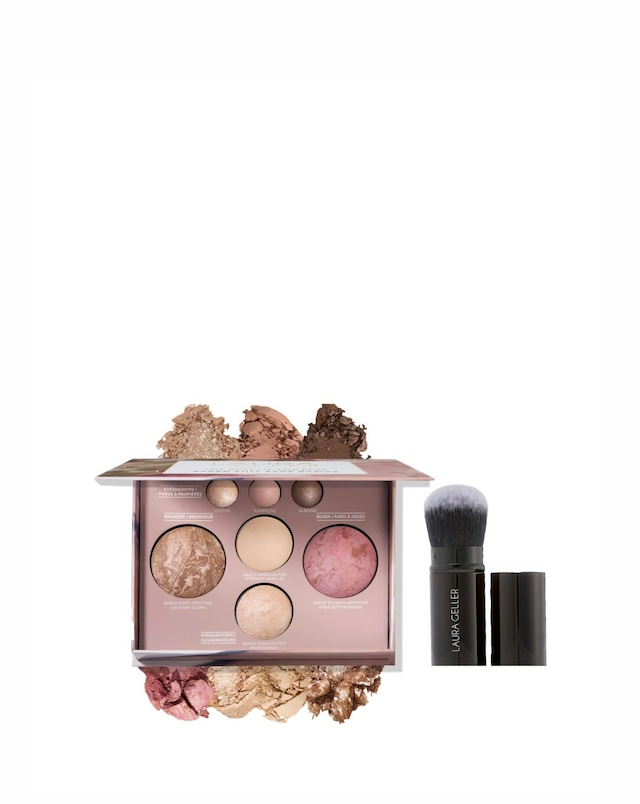 Laura Geller The Best Of The Best: Baked Face Basics Palette With Brush