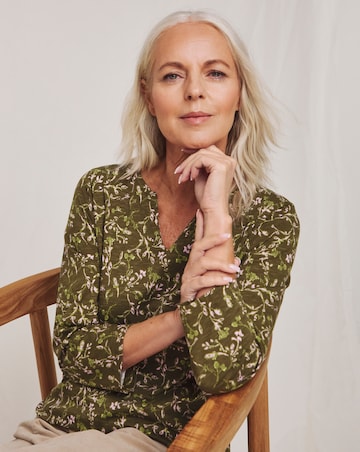 Julipa Notch Neck Pure Cotton Top