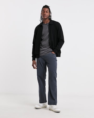 Relaxed Acid Wash Fit T-Shirt- Charcoal