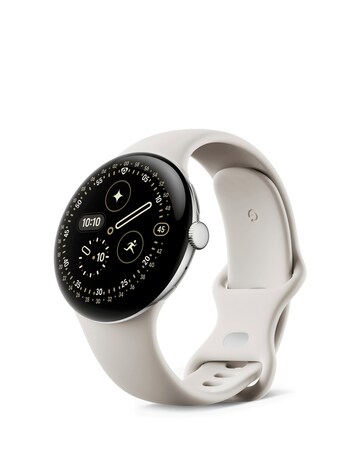 Google Pixel Watch 4 Wi-Fi 45mm - Porcelain/Silver