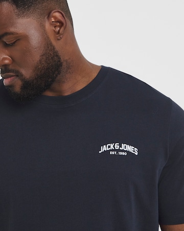 Jack & Jones Josh Logo T-Shirt 5 Pack - Multi