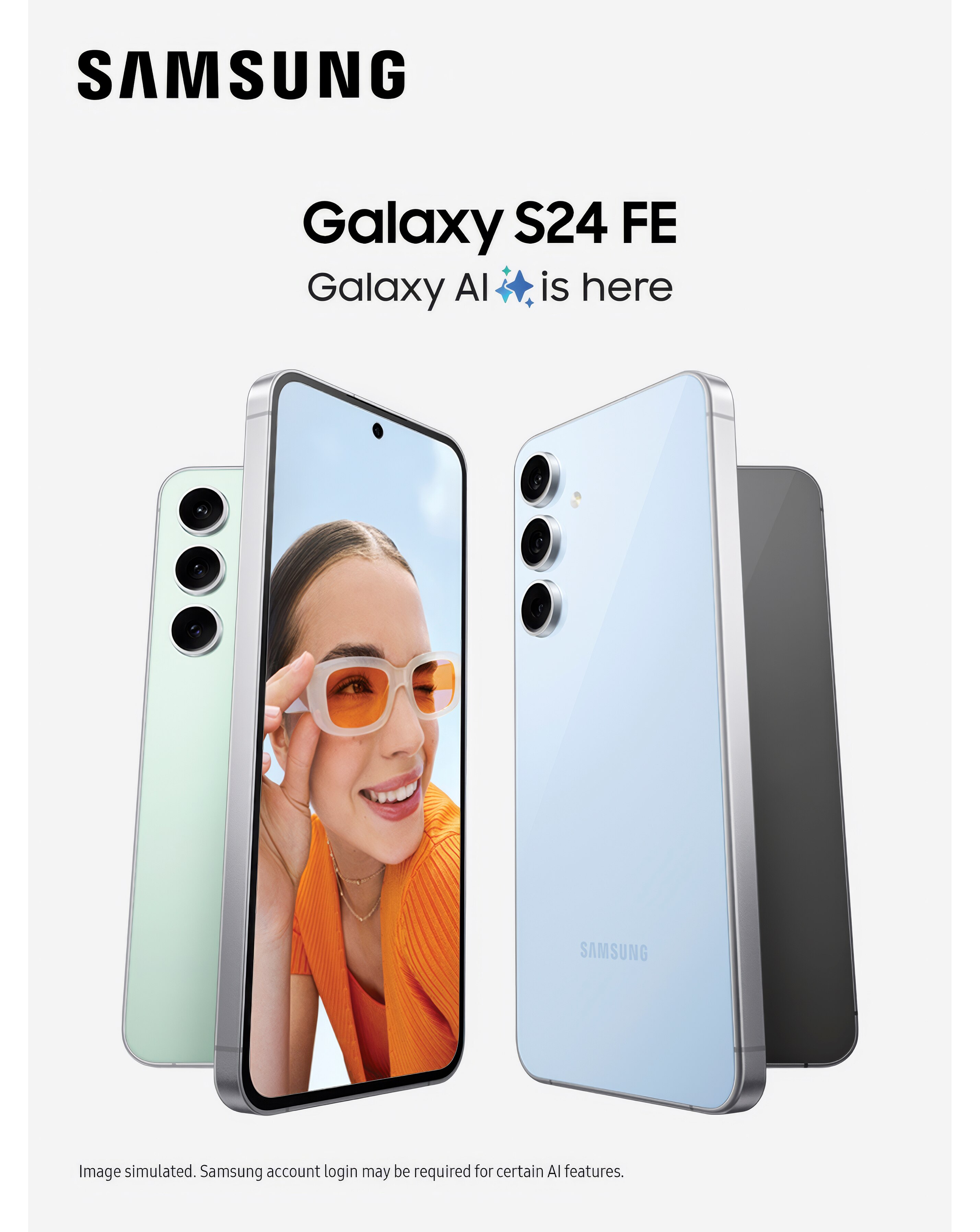 Samsung Galaxy S24 FE 5G 128GB - Graphite | JD Williams