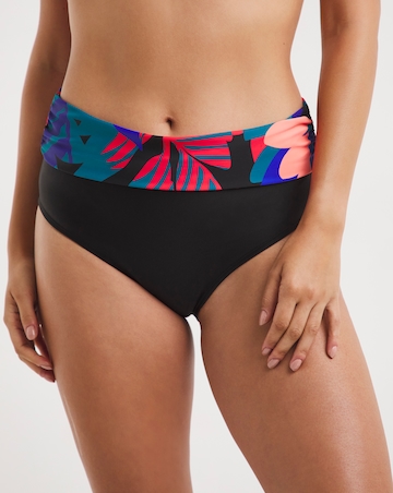 Tropical Mix and Match Fold Top Bikini Bottoms