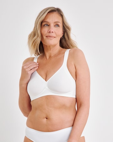 Triumph Modern Soft Cotton Non Wired Bra White