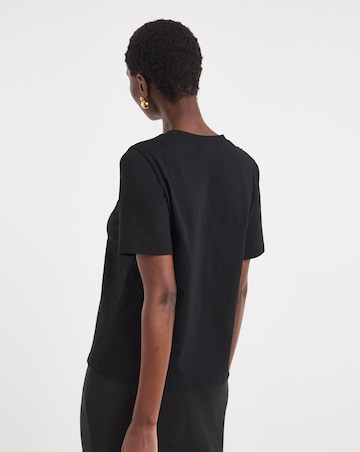 Placement Floral 3D Embellished T-Shirt