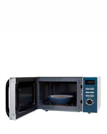 Russell Hobbs Distinctions 20 Litre Ocean Blue Stainless Steel Digital Microwave