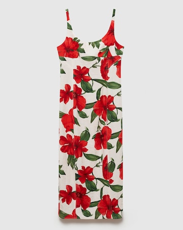Mango Dulce Floral Midi Dress