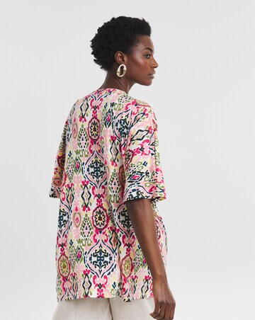 Edge to Edge Printed Cardigan