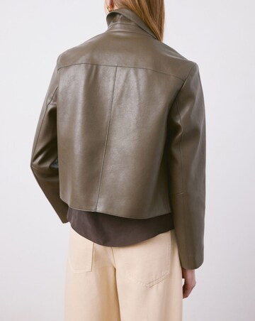 Mango Faux Leather Jacket