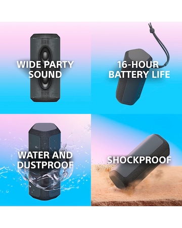 Sony SRSXG300 Portable Speaker - Black