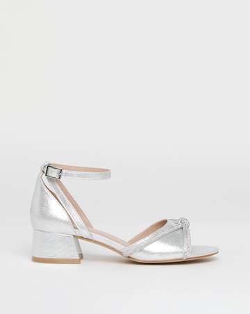 Dotty Diamante Two Part Heels - Extra Wide Fit (EEE)