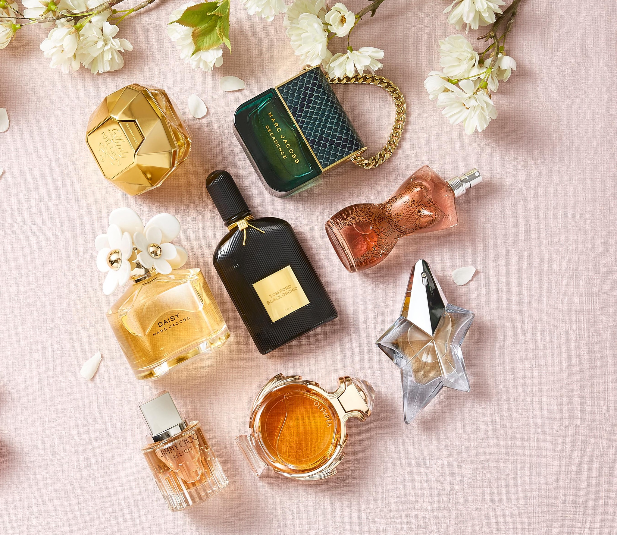 A collection of perfumes