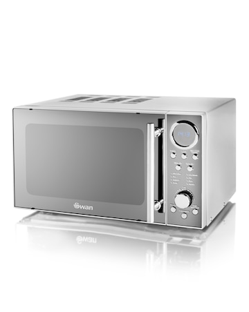 Swan SM3080LN 20Litre Digital Microwave - Stainless Steel