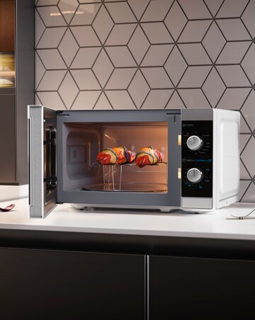 Sharp 20L Grill Manual Control Silver Microwave