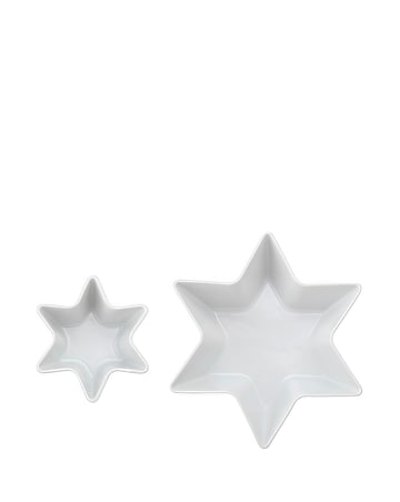 Mikasa Set of 2 Star Bowls