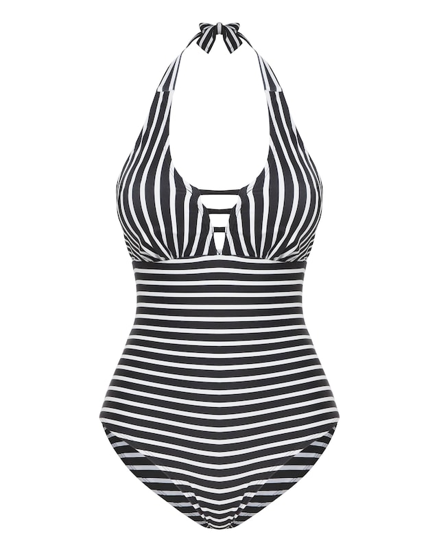 Halter Neck Padded Non Wired Swimsuit
