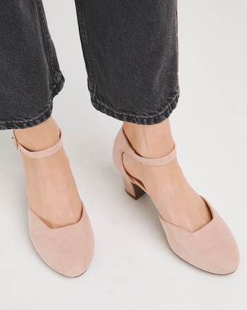 Rosemary Heeled Shoe with Ankle Strap - Extra Wide fit (EEE)