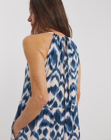 Soft Touch Jersey Halter Neck Maxi Dresss