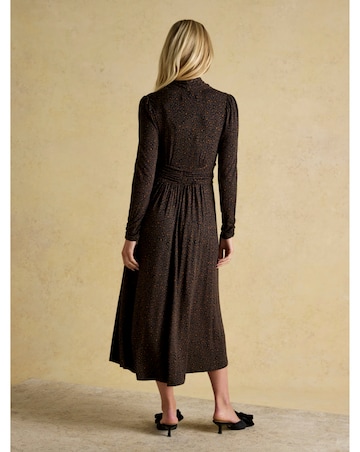 Joules Mina Jersey Animal Print Dress