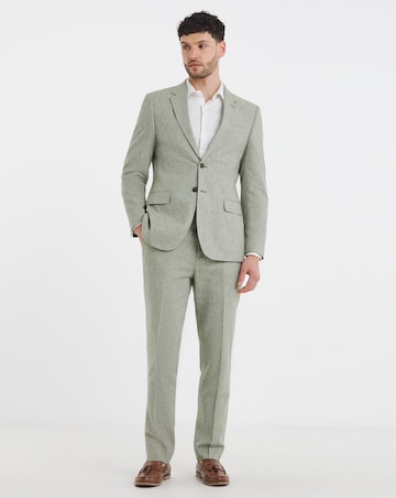 Linen Blend Suit Jacket