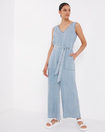 Lyocell Belted Jumpsuit