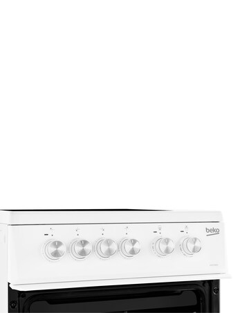 Beko KDVC563AW 50cm Electric Cooker with Ceramic Hob - White - A/A Rated