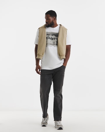 Jack & Jones Flare Graphic Logo T-Shirt - White