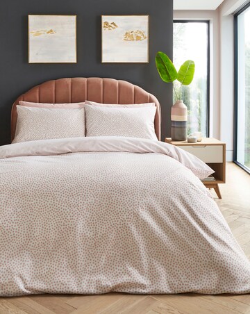 Nim Dotty Duvet Cover Set - Blush
