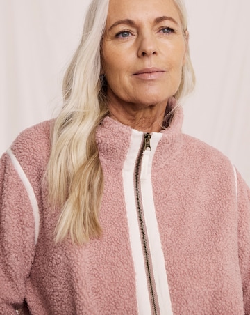 Julipa Zip Through Borg Jacket