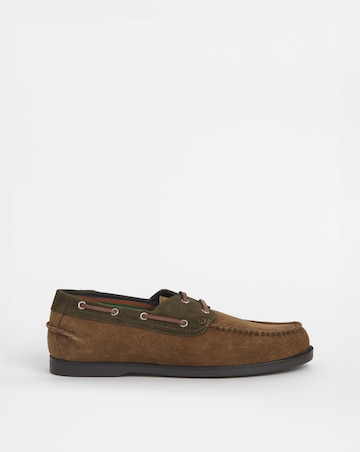 Suede Boat Shoe Wide