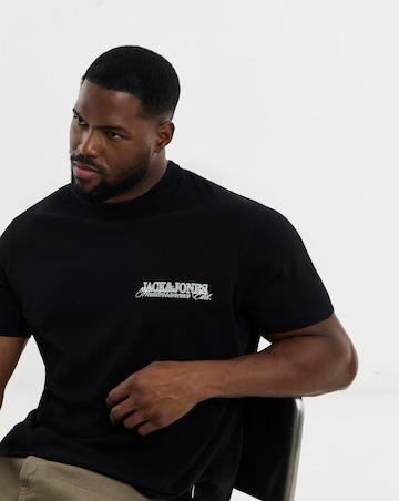 Jack & Jones Cassis Sketch Back Print T-Shirt