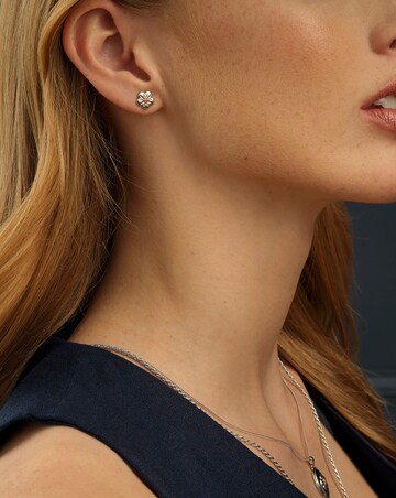 Clogau Forget Me Not Drop Earrings