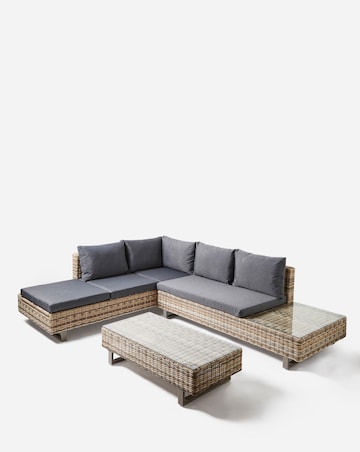 Novara Rattan Corner Sofa Set