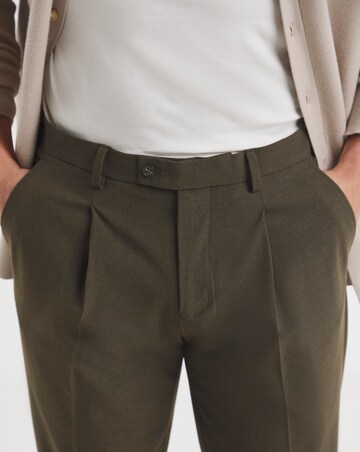 Tailored Tapered Pleat Front Trouser