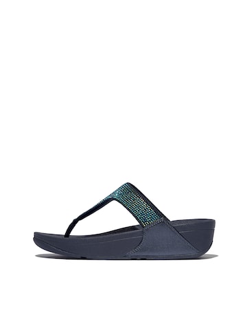 Fit Flop Lulu Crystal Toe-Post Sandals Standard Fit