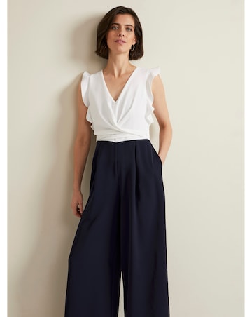 Phase Eight Ayla Corsage Colourblock Jumpsuit
