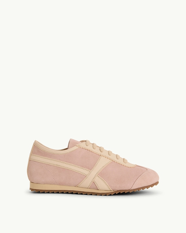 Nobodys Child Pink Suede Trainers - Standard Fit (D)