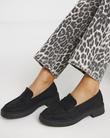 Canary Whip Stitch Loafer Shoes - Wide Fit (E)