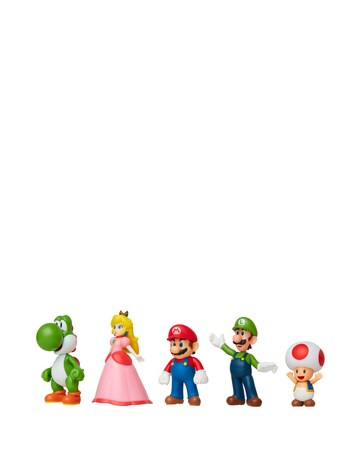 Super Mario 2.5-inch 5Pk Figures