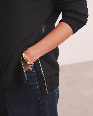 Anthology Heavyweight Rib Side Zip Sweatshirt