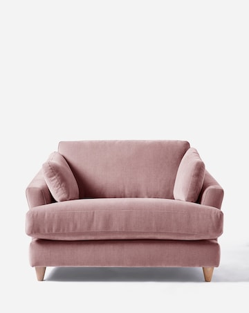 Joanna Hope Tilly Chenille Snuggler Chair