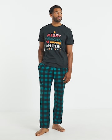 Christmas Graphic Check Pyjamas