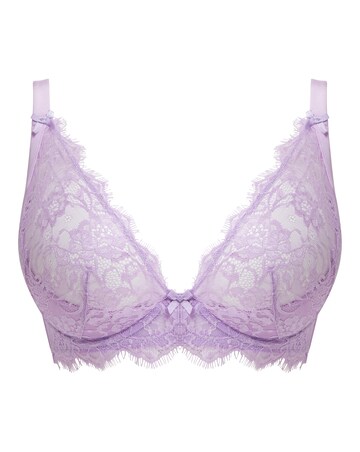Figleaves Pulse Lace Underwired Plunge Bra B-G