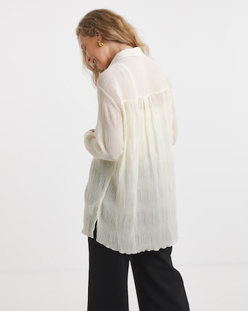 Textured Chiffon Shirt