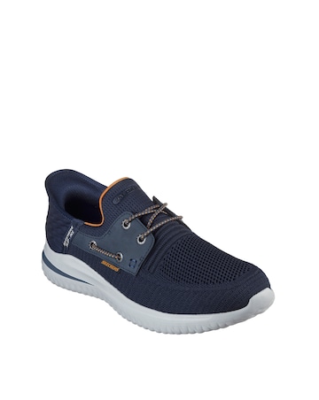 Skechers Slip-ins Bungee Wide Fit Shoe - Navy