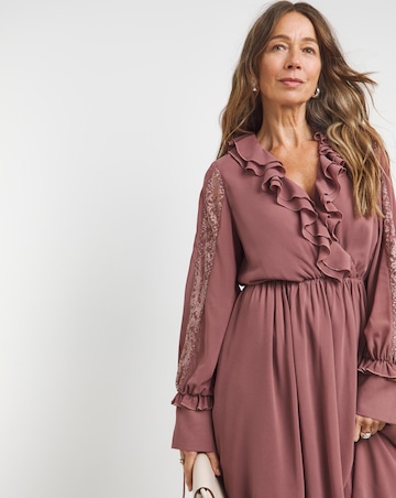 Frill Detail Maxi Dress