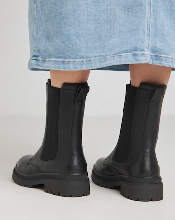 Heavenly Feet Aldina Zip Up Boot Wide E Fit