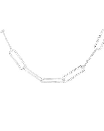 Sterling Silver Diamond Cut Paper Chain