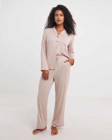 Figleaves Camelia Modal Button Down Pyjama Set