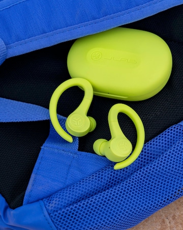 JLab GO Air Sport True Wireless Earbuds - Neon Yellow
